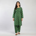 2 Pcs Women's Unstitched Printed Suit